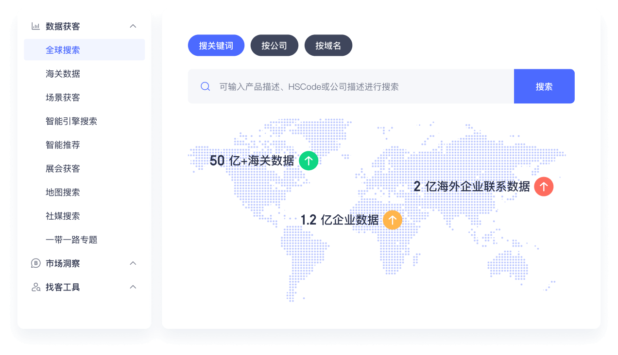全球企业数据库，高效精准找客户